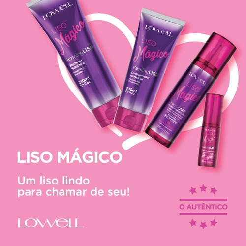 Lowell Óleo Disciplinante Liso Mágico 30ml