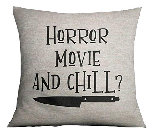 Fundas De Almohada De Película De Terror Y Escalofrío...