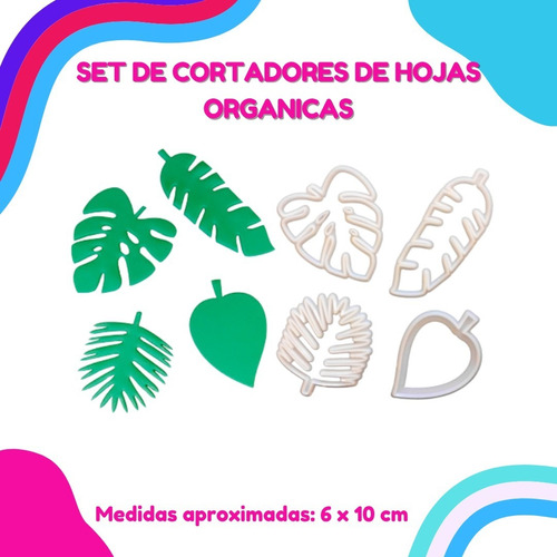 Set De Cortadores De Hoja Organicas