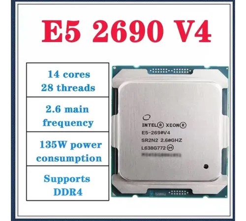 Processador Intel Xeon E5-2690v4 - 14 Núcleos 28 Threads