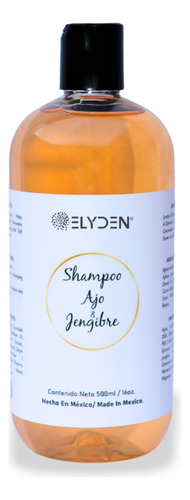Shampoo Anticaspa Ajo Y Jengibre 500ml - Elyden Care