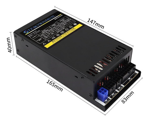 Fuente De Alimentación Flex Atx 600w 1u Psu V Ca V -ac Con A