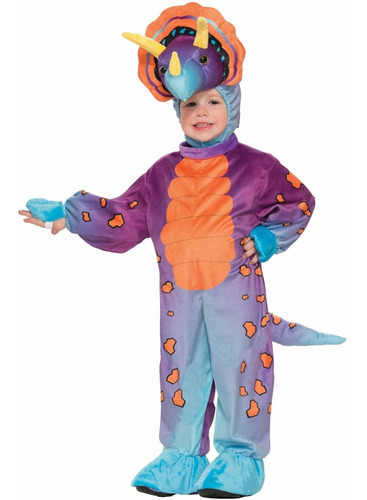 Disfraz De Triceratops Talla Small Para Niño- Halloween