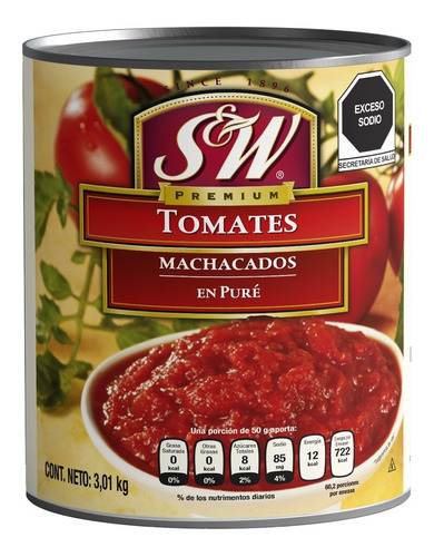 Tomate Machacado En Puré 3 Kg