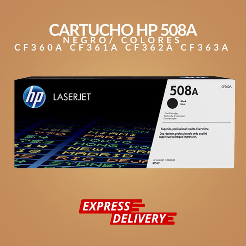 Toner Original Hp Cf360a Cf361a Cf362a Cf363a 508a