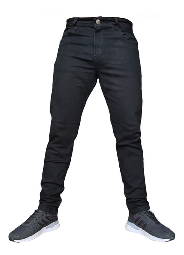 Jeans Comfort Negro Para Hombre