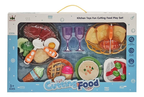 Juego Para Niños Cortar Comida Mod.cn0702 Cutting Food