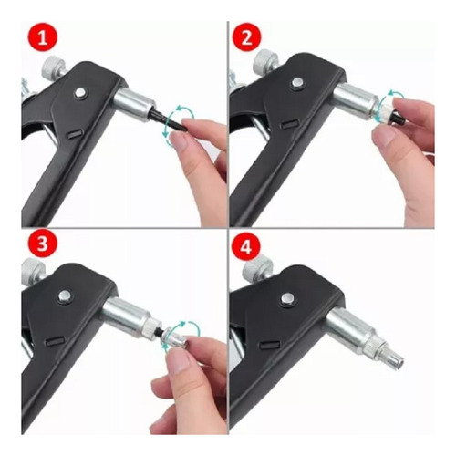 Kit Remachadora Tuerca 86pcs M3-m8 Remache Ciego