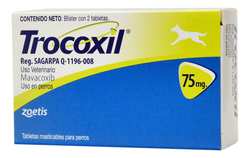 Zoetis Medicamento Trocoxil Tab 75mg Zoetis