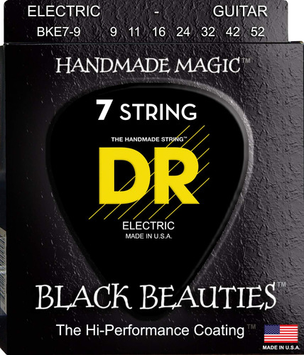 Dr Strings Cuerdas Para Guitarra Electrica, Black Beauties-b