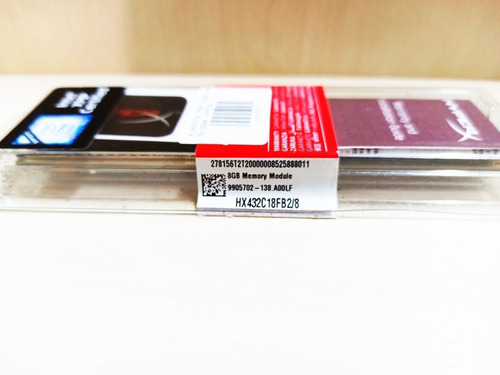 Imagem 4 de 5 de Memória Ram Hyperx Fury 8gb