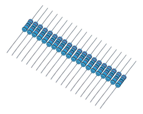 500 Unidades Resistencia 33 Ohm Metal Film Axial 1/2w 1%