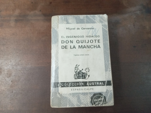 Libro Don Quijote De La Mancha   Ed. Espasa Calpe