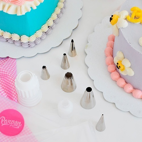 Imagen 8 de 9 de Set Decoración De Tortas Vintage Cake Parpen