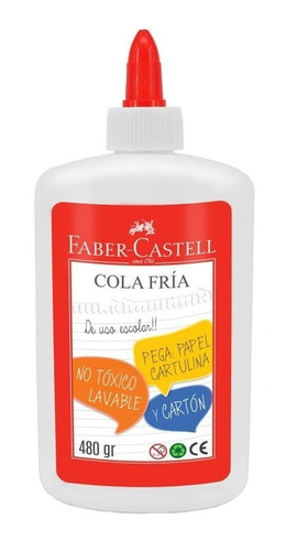 Cola Fría Escolar Faber Castell 480 Grs.