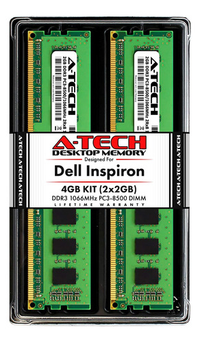 A-tech 4 Gb (2 X 2 Gb) Ram Dell Inspiron 560, 560s, 570 | No