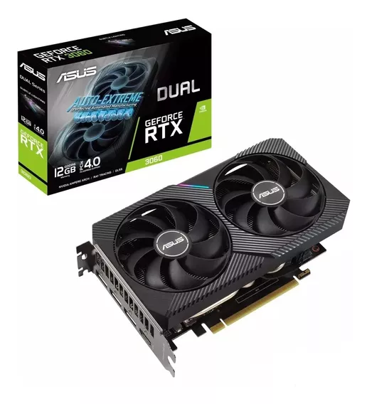 Placa de video Nvidia Asus Dual GeForce RTX 30 Series RTX 3060 DUAL-RTX3060-12G-V2 12GB