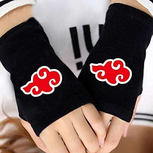 Guantes Mitones Akatsuki Naruto Cosplay Anime