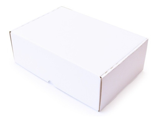 20 Mailbox 20x30x10 Caja De Envios Zapatos Blanco