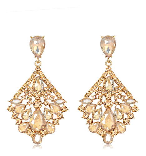 Pendientes Colgantes De Diamantes Acrílicos W4 Vintage Para