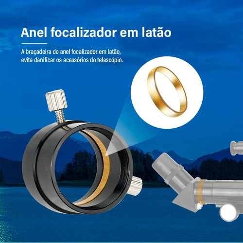 Telescópio Astronômico Luneta Refrator Svbony Com Tripé