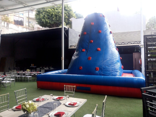 Inflable Gigante Montaña De Rapel 6x6