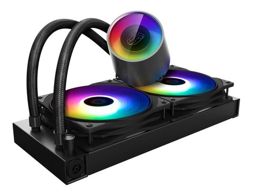 Imagen 3 de 10 de Cpu Water Cooling Deepcool Castle 240rgb V2 Argb 240mm