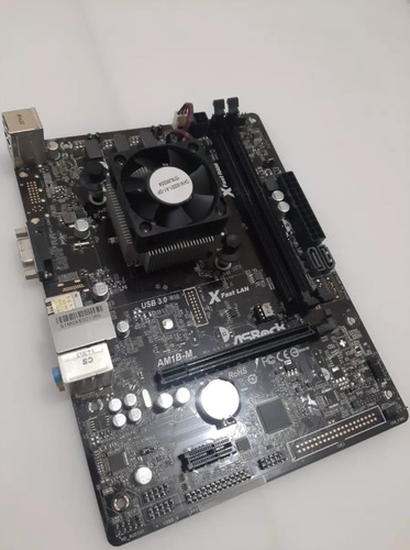 Mother Asrock Am1b-m Am1 Amd Sata 3 Usb 3.0 Negro (Usado)
