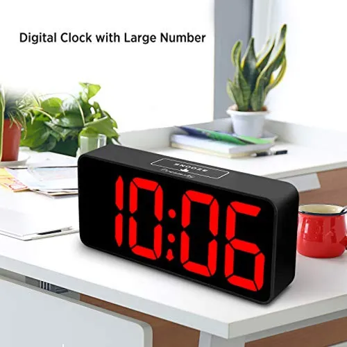 Reloj despertador digital numeros grandes new arrivals