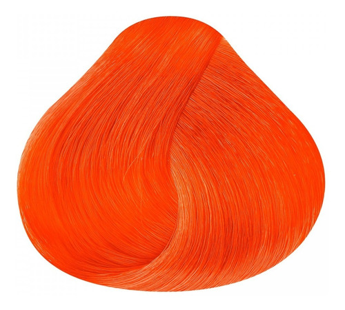 Tinte Para Cabello Rbl Semi Permanente  Naranja Neon 90 G