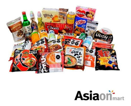 Paquete Grande De Dulces, Snacks Y Ramen Coreano