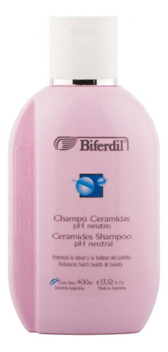 Shampoo Biferdil Ceramidas Ph Neutro X 400 Ml