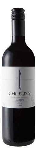 Vinho Chileno Tinto Merlot Chilensis Garrafa 750ml