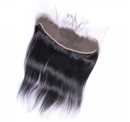 Prótese Capilar Cabelo Humano Front Lace Clousure 45cm