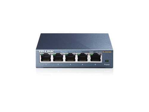 Imagen 3 de 5 de Switch Tp-link Tl-sg105 / 5 Puertos Rj45 Mdi/mdix /ecológica