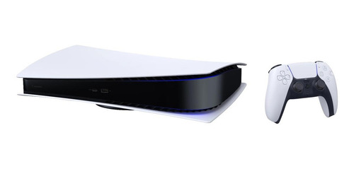 Sony PlayStation 5 825GB Digital Edition color blanco y negro