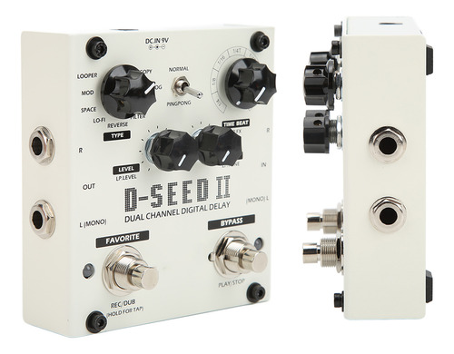 Accesorios Para Guitarra Multi Pedal Efecto 2 Canales Digita
