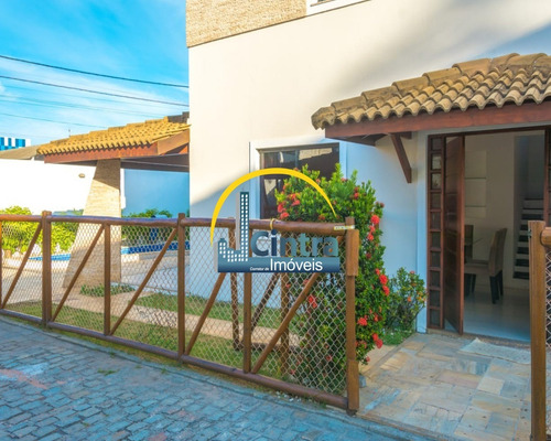 Vendo Casa Duplex Em Condomínio Fechado, 3/4 Com 1 Suíte, Mobiliada, Ótimo Acabamento, Com Piscina E Espaço Gourmet Com Churrasqueira, A 100 Metros Da Praia!!! - J1168 - 69374904