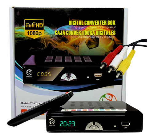 2 Pz Decodificador Tv Convertidor Transmisión Señal Digital