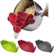 Comprar Escurridor Colador De Pasta De Silicona Para Ollas Sartenes