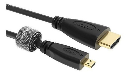 Mizar Cable Micro Hdmi Macho De Alta Velocidad Chapado En Or