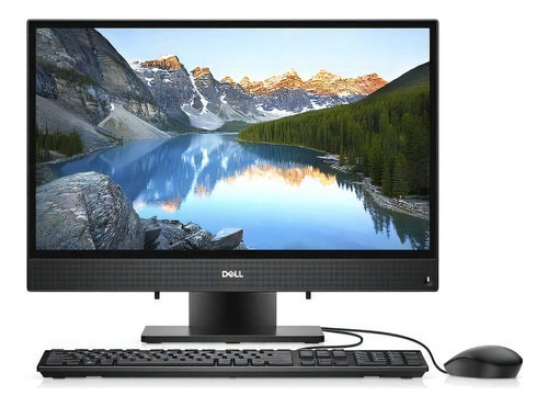 Computador tudo em um Dell 3280 do 1920pxx1080px com processador Intel Core i3-8145U, memória RAM de 4GB, disco rígido de 1TB, memória gráfica Intel UHD Graphics 620