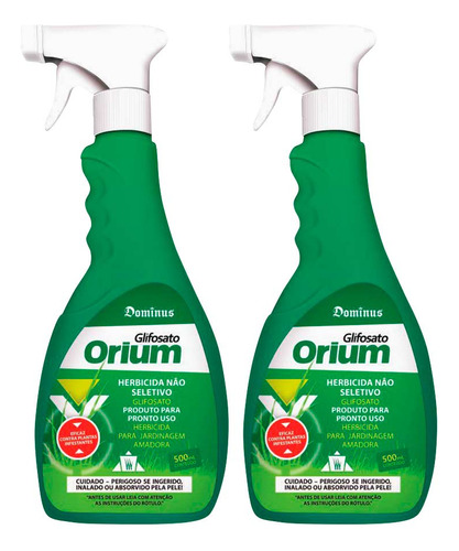 2x Herbicida Orium 500ml Jardinagem Dominus