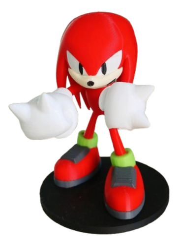 Knuckles - Sonic En 3d Multicolor. Originales3d