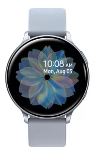 Samsung Galaxy Watch Active2 (Bluetooth) 1.4" caixa 44mm de alumínio cloud silver, pulseira cloud silver e o arco cloud silver SM-R820