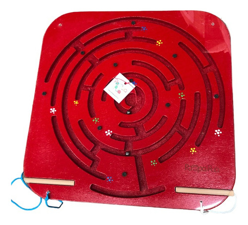 Juego Didactico De Pared Labertinto Buscacaminos Imantado Multicolor