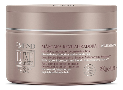 Mascara Luxe Creastions Blond Care 250g Amend