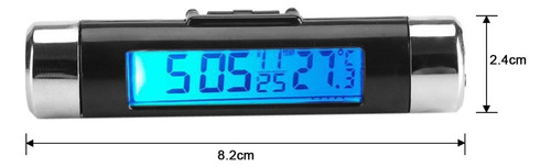 Monitor Digital Automotriz Termómetro Reloj Del Coche De Lcd