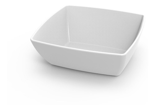 Cazuela Cuadrada Newbery En Plastico Blanco (x50) Ajidiseño