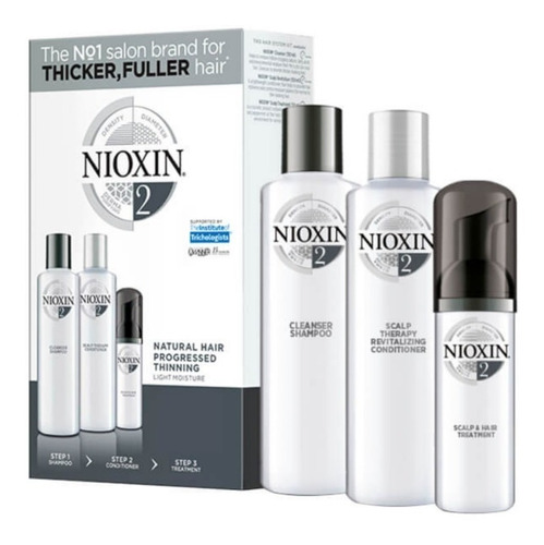 Kit Nioxin 2- 150 Ml Nioxin - Tratamiento Adelgazamiento Cap